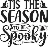 Halloween - Lettering design for greeting banners, Mouse Pads, Prints, Cards and Posters, Mugs, Notebooks, Floor Pillows and T-shirt prints design. vector