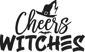 Halloween - Lettering design for greeting banners, Mouse Pads, Prints, Cards and Posters, Mugs, Notebooks, Floor Pillows and T-shirt prints design. vector