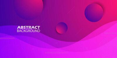 Colorful geometric background. pink and purple gradient liquid color background design. Circle shapes pattern composition. Eps10 vector