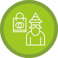 Shopping Wizard Vector Icon Design