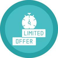 Limited Time Offer Vector Icon Design