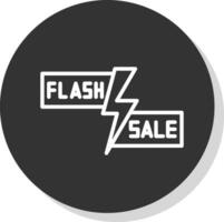 Flash Sale Lightning Vector Icon Design