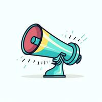 A device megaphone loudspeaker object. Sound device announce concept by AI Generated photo