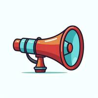 A device megaphone loudspeaker object. Sound device announce concept by AI Generated photo