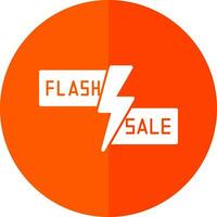 Flash Sale Lightning Vector Icon Design