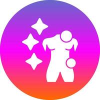 Body Glitter Vector Icon Design