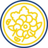 Quinoa Salad Vector Icon Design