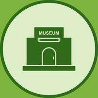 icono de vector de edificio de museo