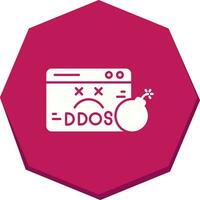 icono de vector de ddos