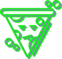 icono de vector de pizza