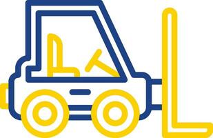 Forklift Vector Icon Design