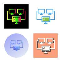 Connected Systems Vector Icon