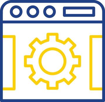 diseño de icono de vector de navegador