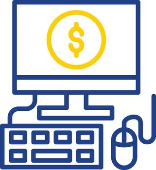 diseño de icono de vector de computadora