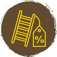 Discount Ladder Vector Icon Design