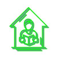 Home Learning Vector Icon