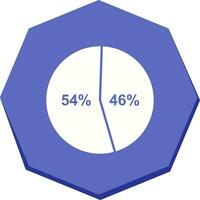 icono de vector de estadísticas de candidatos