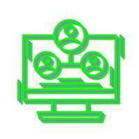 Hierarchy Structure Vector Icon