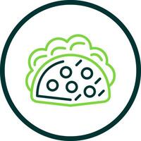 Beef Tacos Vector Icon Design