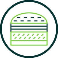 diseño de icono de vector de baklava