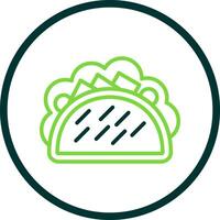 Beef Tacos Vector Icon Design