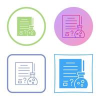Hypothsis Vector Icon