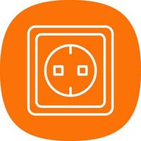 Electric socket Vector Icon Design