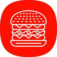 Cesar Burger Vector Icon Design
