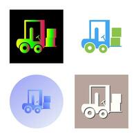 Forklifter Vector Icon