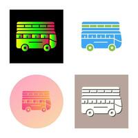 Double Bus Vector Icon