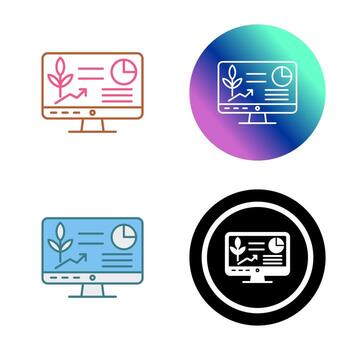 icono de vector de computadora