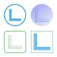 square Ruler Vector Icon