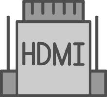 hdmi vector icono diseño