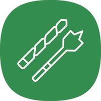 Drill bit Vector Icon Design