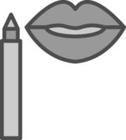 Lip Stain Vector Icon Design