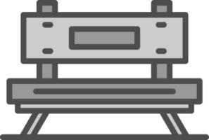 Bench Vector Icon Design