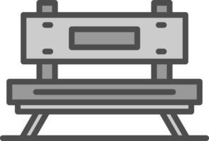 Bench Vector Icon Design