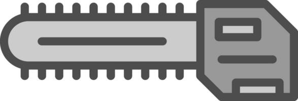 Chainsaw Vector Icon Design