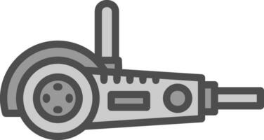 Angle grinder Vector Icon Design