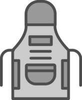 Apron Vector Icon Design