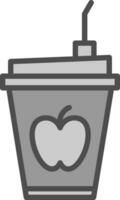 Fruit Smoothie Vector Icon Design