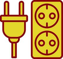 Electric socket Vector Icon Design