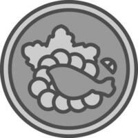 Chicken Salad Vector Icon Design