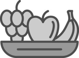 Fruit Salad Vector Icon Design