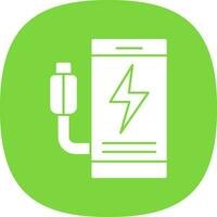 Mobile charging Vector Icon Design
