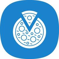 Veggie Pizza Vector Icon Design