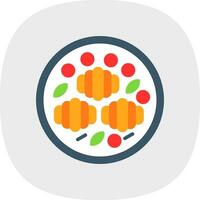 Gnocchi Vector Icon Design