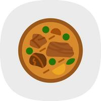 Beef Stew Vector Icon Design