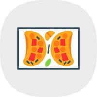 Shrimp Tacos Vector Icon Design