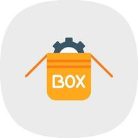 diseño de icono de vector de caja